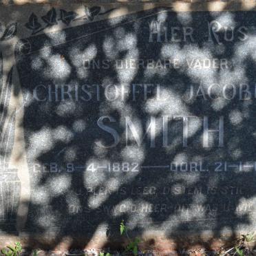 SMITH Christoffel Jacobus 1882-1958