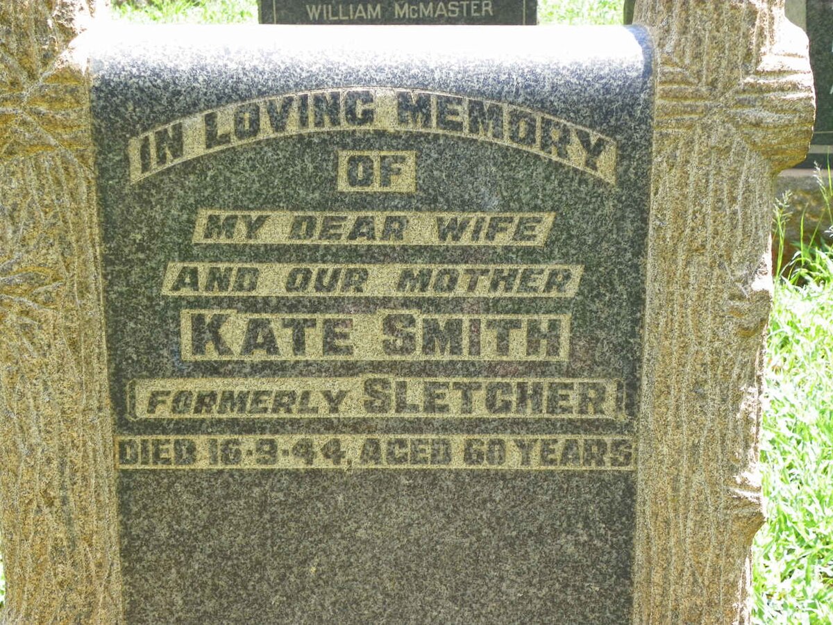 SMITH Kate formerly SLETCHER -1944