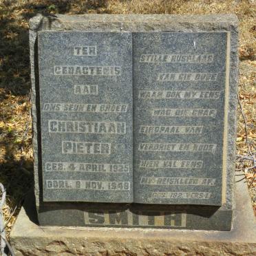 SMITH Christiaan Pieter 1925-1948