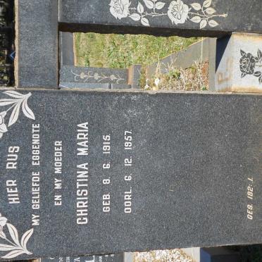 SMITH Christina Maria 1915-1957