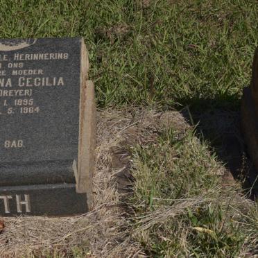 SMITH Jan Albert Jacobus 1887-1955 &amp; Wilhelmina Cecilia DREYER 1895-1964