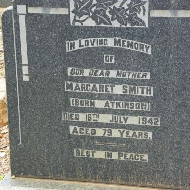 SMITH Margaret nee ATKINSON -1942