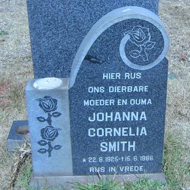 SMITH Johanna Cornelia 1925-1986