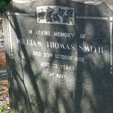 SMITH William Thomas -1952