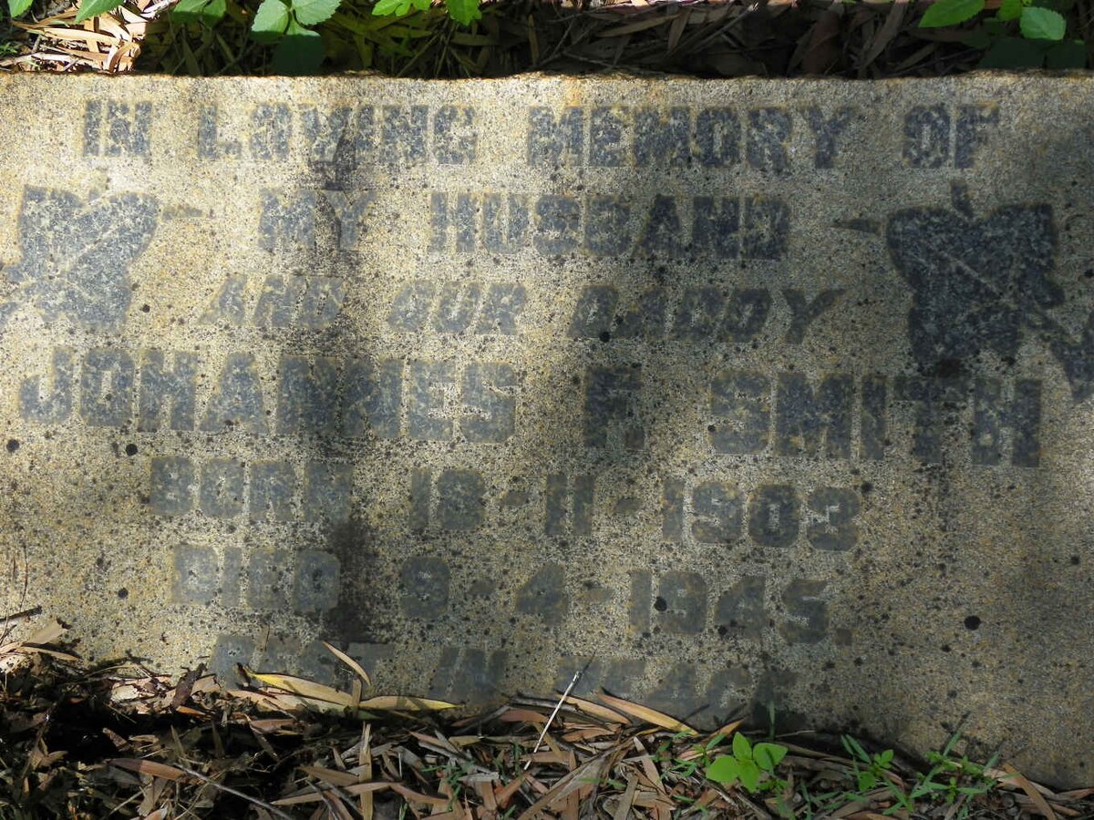 SMITH Johannes F. 1903-1945