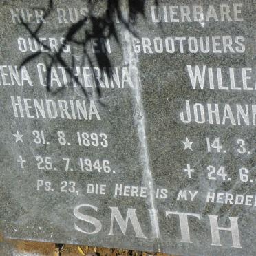 SMITH Willem Johannes 1888-1955 &amp; Leviena Catherina Hendrina 1893-1946