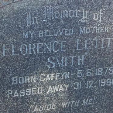 SMITH Florence Letitia nee GAFFYN 1879-1966