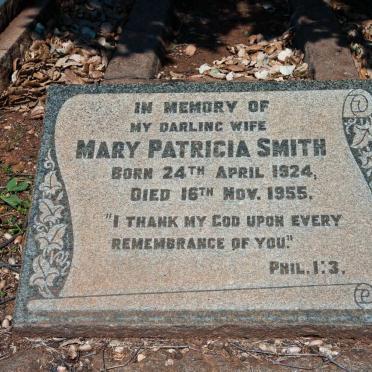 SMITH Mary Patricia 1924-1955