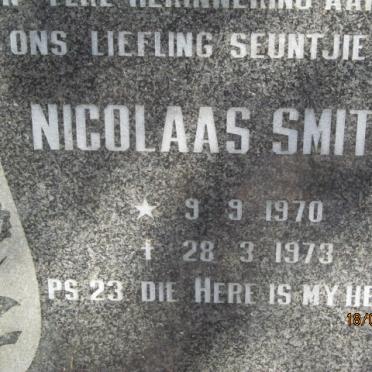 SMITH Nicolaas 1970-1973