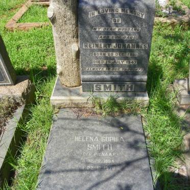 SMITH Reinert Johannes 1891-1947 & Helena Sophia PIENAAR 1894-1978