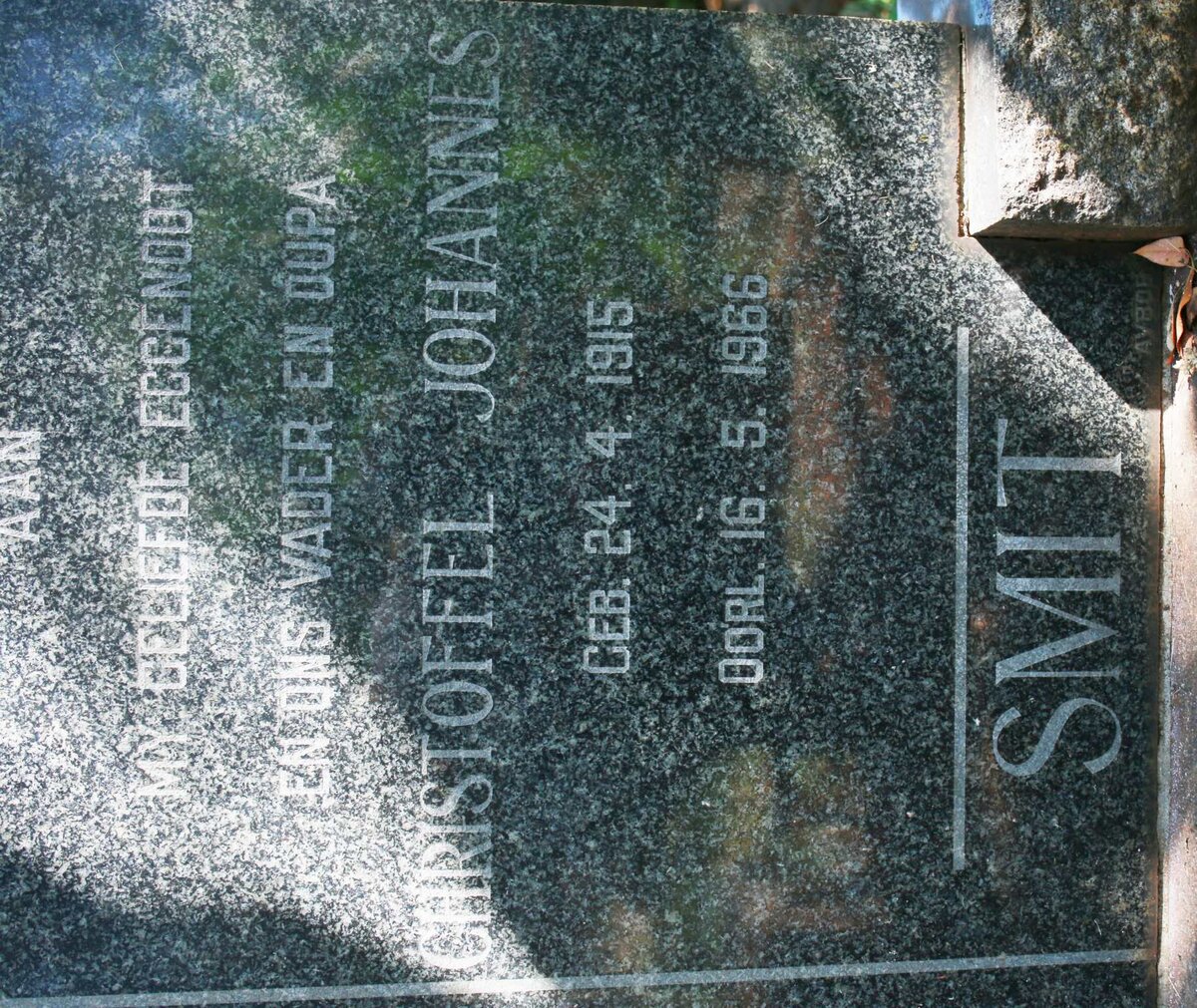 SMIT Christoffel Johannes 1915-1966