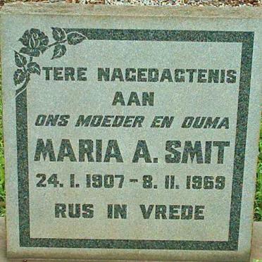 SMIT Maria A. 1907-1969