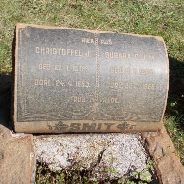 SMIT Christoffel J. 1878-1953 &amp; Susara C.J.M. 1883-1956