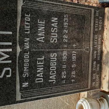 SMIT Daniel Jacobus 1931-1977 &amp; Annie Susan 1935-
