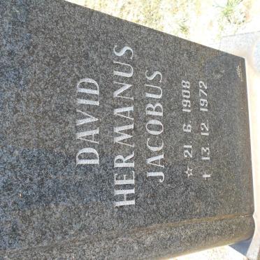 SNYMAN David Hermanus Jacobus 1908-1972