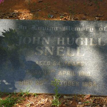SNELL John Hugill 1910-1994