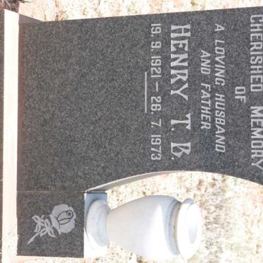 SOLOMON Henry T.B. 1921-1973