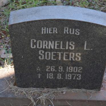 SOETERS Cornelis L. 1902-1973