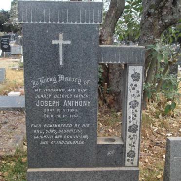 SOMA Joseph Anthony 1906-1957 &amp; Henid 1912-1982