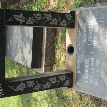 SPIES Cornelia Fredericka Petronella 1900-1970 :: MOSTERT Frikkie 1929-1986