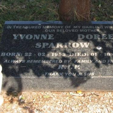 SPARROW Yvonne Doreen 1953-1995 