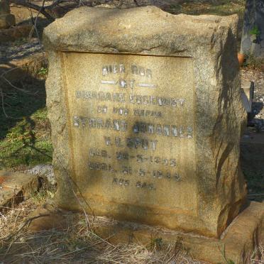 SPUY Sybrand Johannes, v.d. 1895-1944