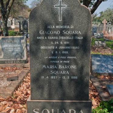 SQUARA Giacomo 1891-1955 &amp; Maria Barone 1897-1985