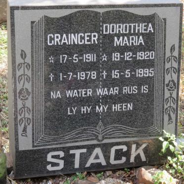 STACK Grainger 1911-1978 &amp; Dorothea Maria 1920-1995