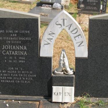 STADEN Johanna Catarina, van 1966-1984