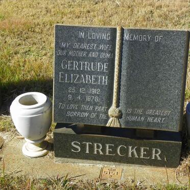 STRECKER Gertrude Elizabeth 1912-1978
