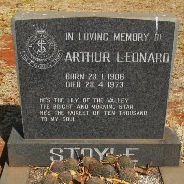 STOYLE Arthur Leonard 1906-1973