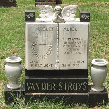 STRUYS Violet Alice, van der 1905-1973