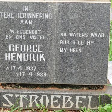 STROEBEL George Hendrik 1937-1988