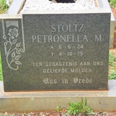 STOLTZ Petronella M. 1924-1975