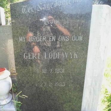 STEENEKAMP Gert Lodewyk 1931-1983