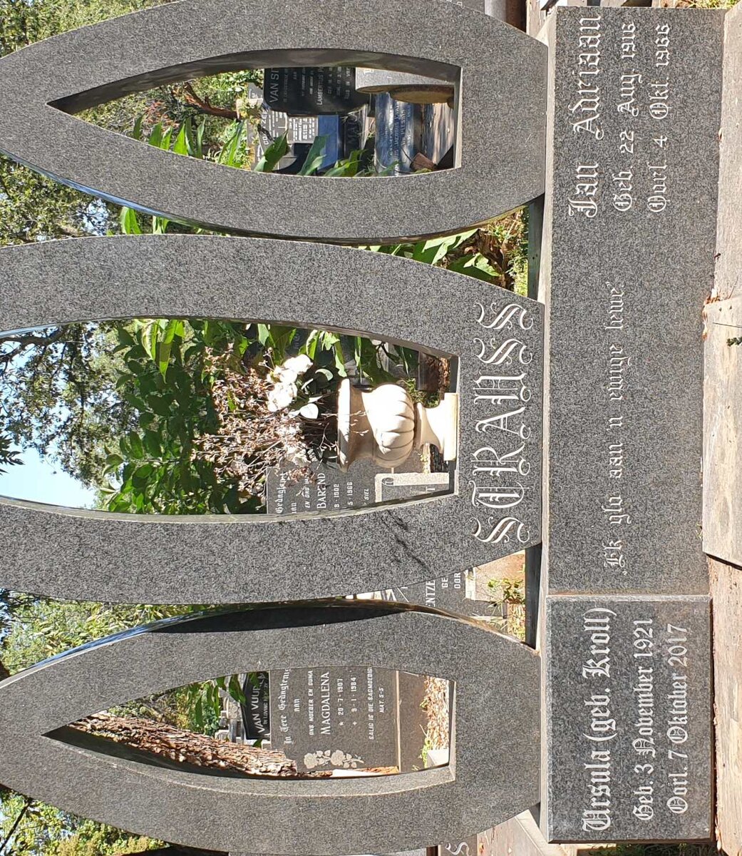 STRAUSS Jan Adriaan 1916-1966 &amp; Ursula KROLL 1921-2017