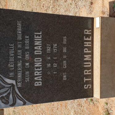 STRUMPHER Barend Daniel 1927-1976