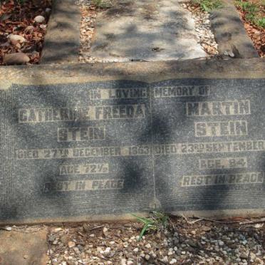 STEIN Martin -1959 &amp; Catherine Freeda -1953