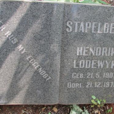 STAPELBERG Hendrik Lodewyk 1907-1970