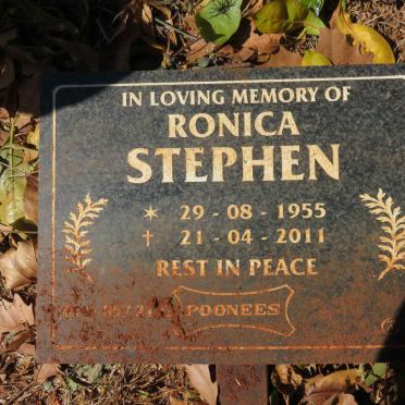 STEPHEN Ronica 1955-2011