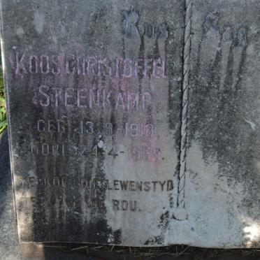 STEENKAMP Koos Christoffel 1918-1958