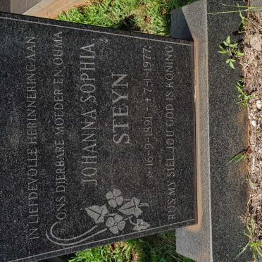 STEYN Johanna Sophia 1891-1977