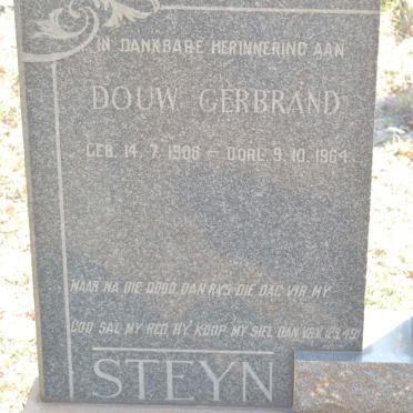 STEYN Douw Gerbrand 1908-1964