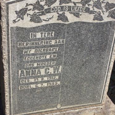 STEYN Anna C.W. 1912-1955