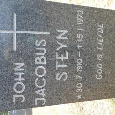 STEYN John Jacobus 1910-1973