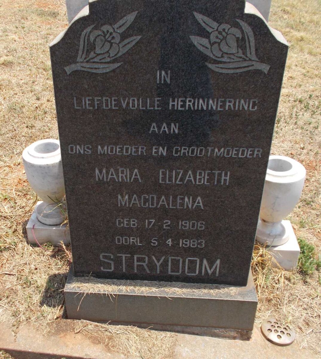 STRYDOM Maria Elizabeth Magdalena 1906-1983