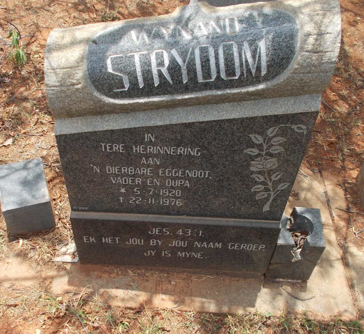 STRYDOM Wynand 1920-1976