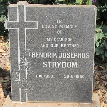 STRYDOM Hendrik Josephus 1923-1960