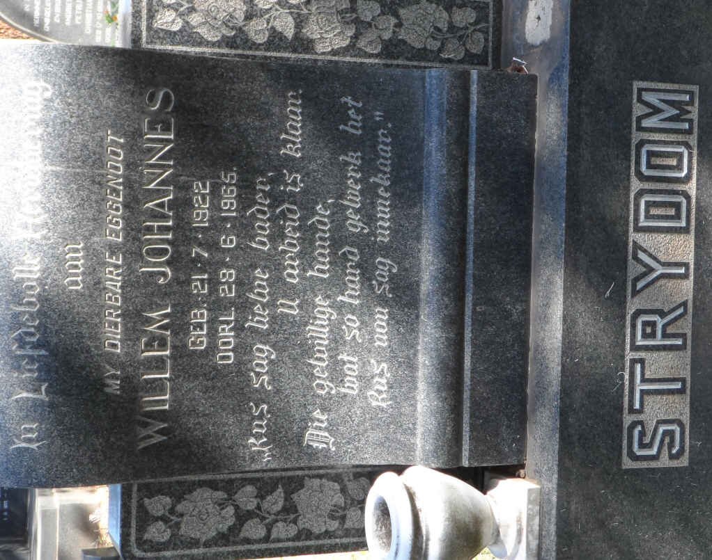 STRYDOM Willem Johannes 1922-1965