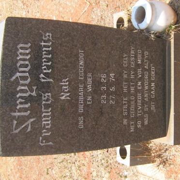 STRYDOM Francis Perrits 1926-1974